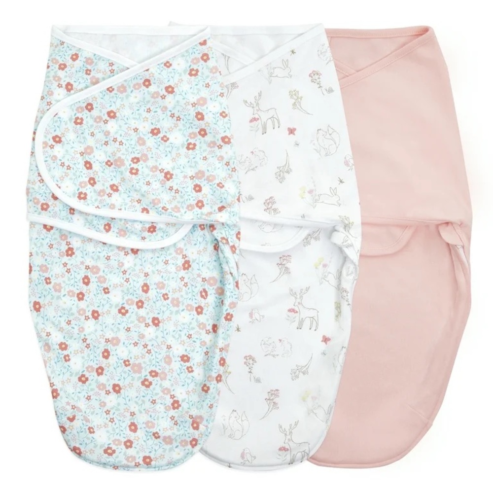 Aden + Anais Cotton Jersey Swaddles 3-Pack 0-3 Months
